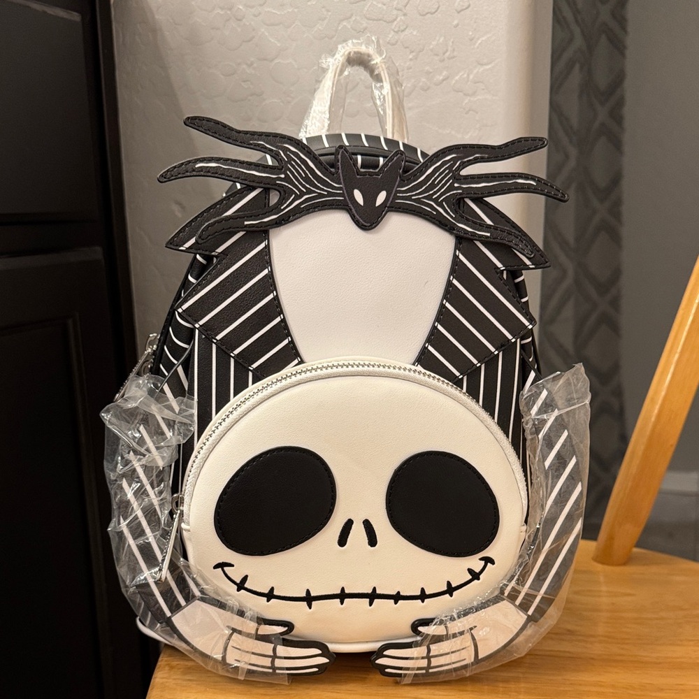 Disney NBC Jack Skellington Loungefly Backpack